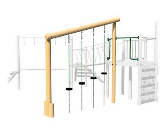 Mini Forest Spinney multiplay unit | Wicksteed Playgrounds | ESI ...