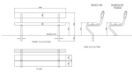 Excel hardwood seat with stainless steel frame | Woodscape | ESI ...