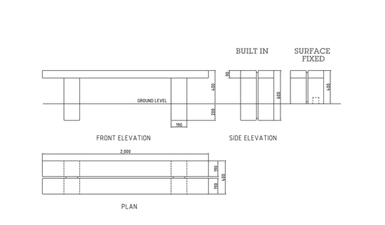 Type 2 hardwood bench | Woodscape | ESI External Works