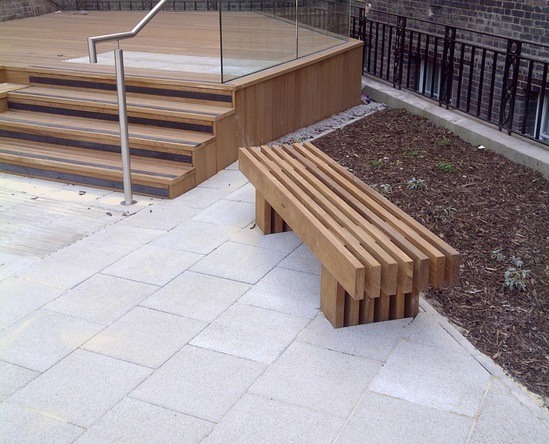 Type 8 hardwood bench | Woodscape | ESI External Works