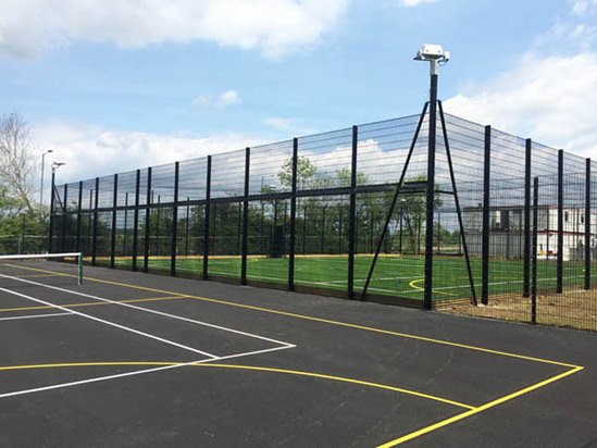Sports fencing installed for school