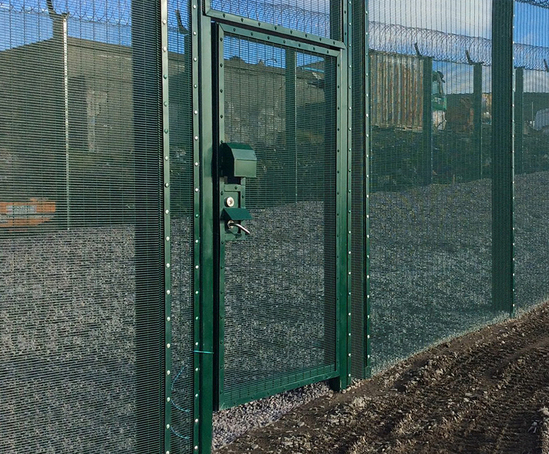 358 pedestrian gates - welded mesh infills | Zaun | ESI External Works