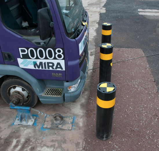 Resilience SSF100 super-shallow impact-tested bollard