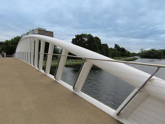 45 X 4m Tied Arch Vierendeel Truss Footbridge - Bedford | CTS Bridges ...