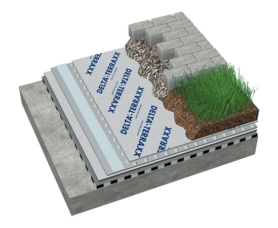 DELTA® Terraxx Green Roof Drainage Membrane | Delta Membrane Systems ...