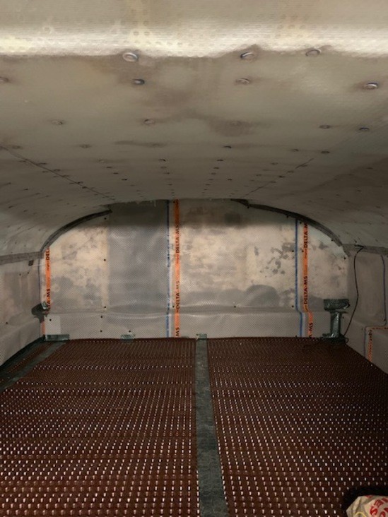 Type C Waterproofing system for vaulted area