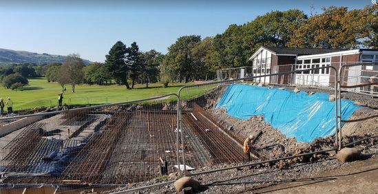 Structural waterproofing for Celtic Manor golf resort