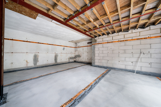 Waterproofing the basement of a private dwelling