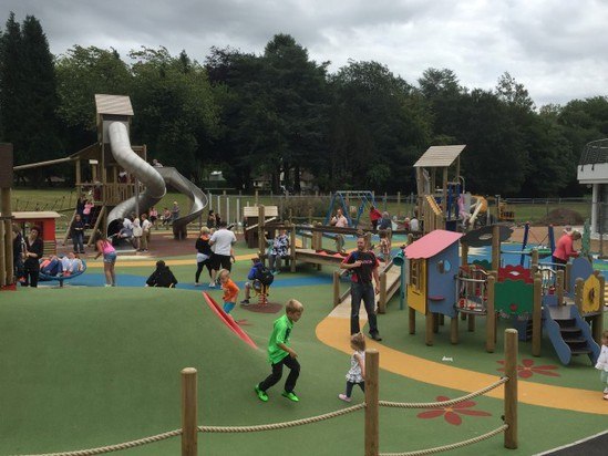 Adventure playground, Ynysangharad Park, Pontypridd | eibe play Ltd ...