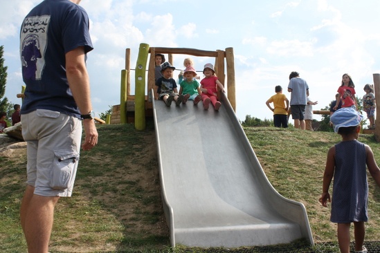 eibe broad add-on slide for inclusive play