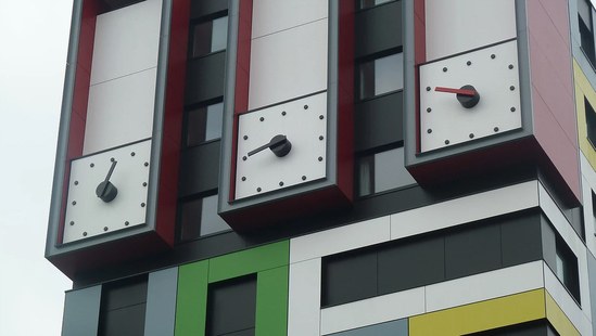 Bespoke exterior clocks Good Directions ESI External Works