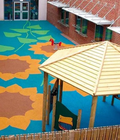 Wet pour rubber surfacing for play areas | Redlynch Leisure ...