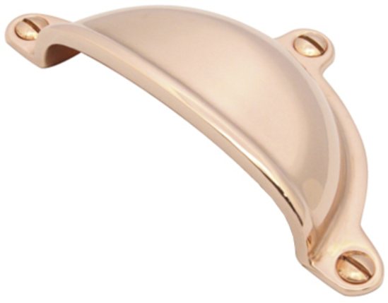 Classic range drawer pull in copper plated finish