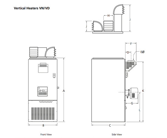 Floor-standing cabinet heaters | Reznor | ESI Building Services