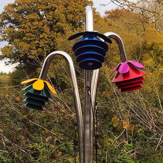 Harmony Bells Outdoor Musical Flowers Percussion Play ESI External