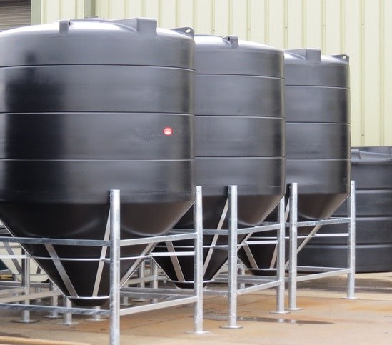 Food-grade polyethylene cone tanks (200-30,000L) | Enduratank | ESI ...