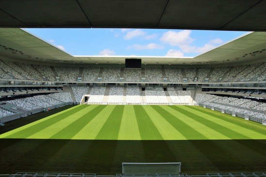 Stade Bordeaux with turf from DLF
