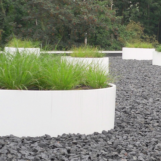 Aluminium Sydney Cylinder Planter Pot Company ESI External Works