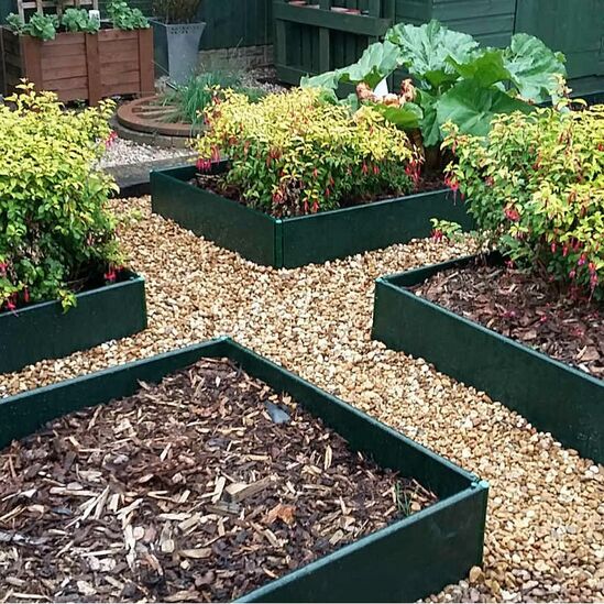 Recycled uPVC buildabed raised planter bed kit Suregreen ESI