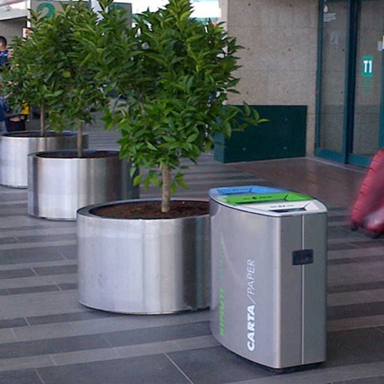 Aero External Recycling Litter Bin Artform Urban Furniture ESI