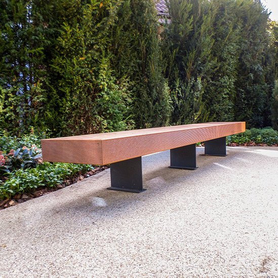 Outdoor timber furniture for cancer treatment centre Artform Urban