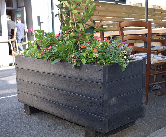 Recycled plastic planters | Second Life Products Wales | ESI External Works