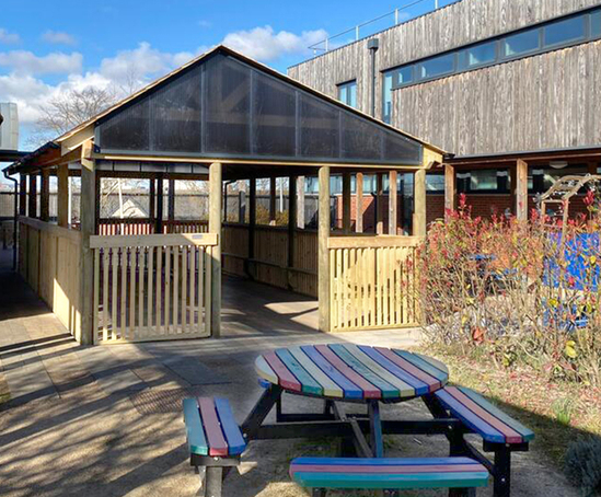 10x5m bespoke outdoor classroom