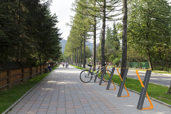 X-Bike cycle stands can be used to create bike racks