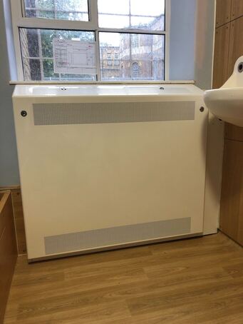 Anti-ligature radiator covers with IP3x-compliant grille | Contour ...