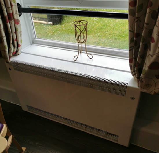 LST radiator covers for Care Home, South Of England Contour Heating