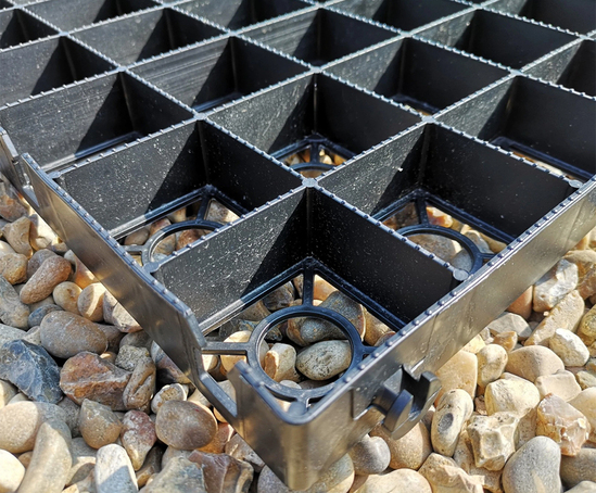 IBRADRIVE recycled plastic gravel stabilisation grids | Ibran | ESI ...