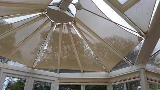 Bespoke interior blinds or conservatory