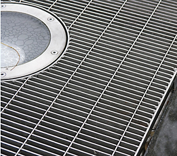 Pressure-locked Stainless Steel Floor Gratings | Lang+Fulton | ESI ...