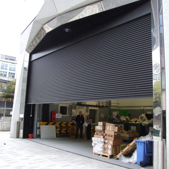 Roller shutters for secure entrances Bolton Gate Company ESI