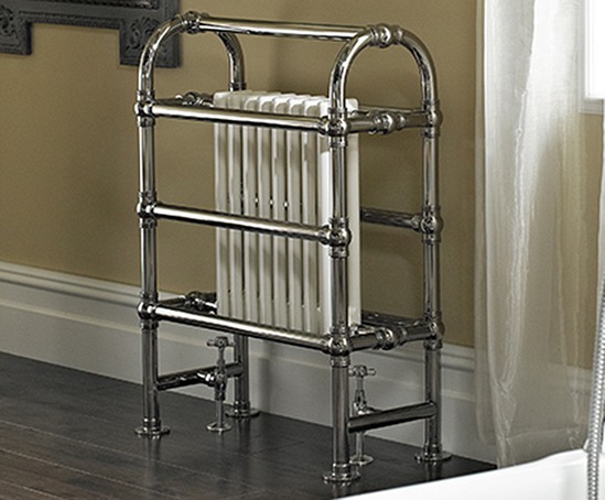 Baroque floor-mounted radiator/heated towel rail - LG014 | Vogue UK ...