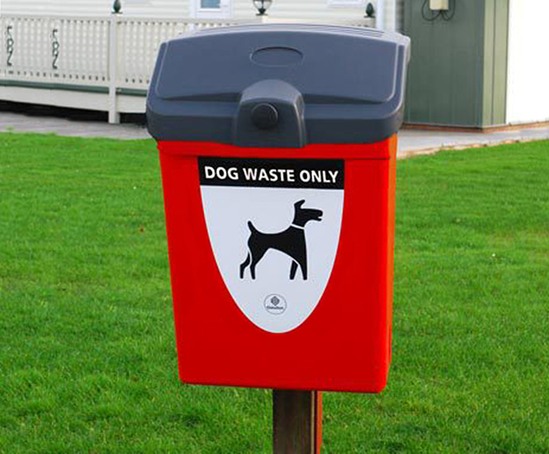 Fido 25™ dog waste bin Glasdon UK ESI External Works