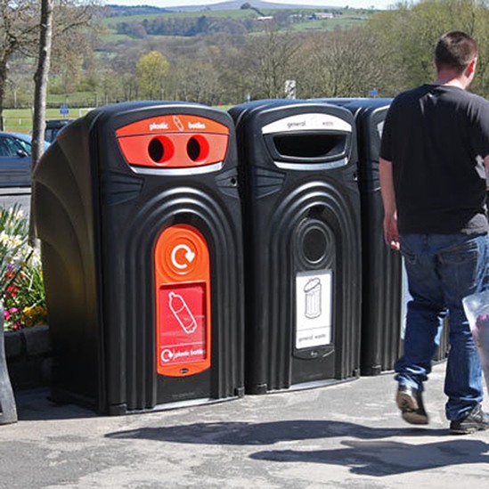 Nexus™ 360 recycling bin Glasdon UK ESI External Works