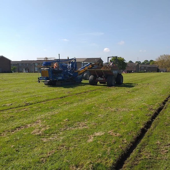 Sportsfield drainage for Braintree District Council
