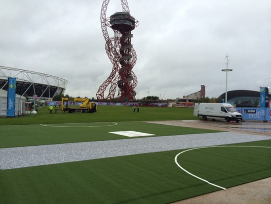 Olympic Park Try rubgy installation