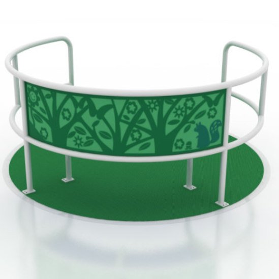 Wildlife Wheelspin inclusive roundabout Jupiter Play ESI External Works