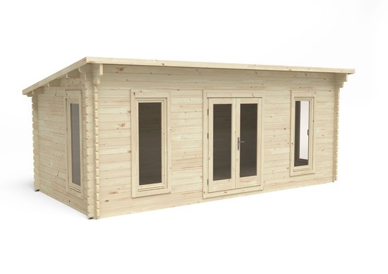 The Arley Log Cabin - 6m x 3m | M&M Timber | ESI Building Design