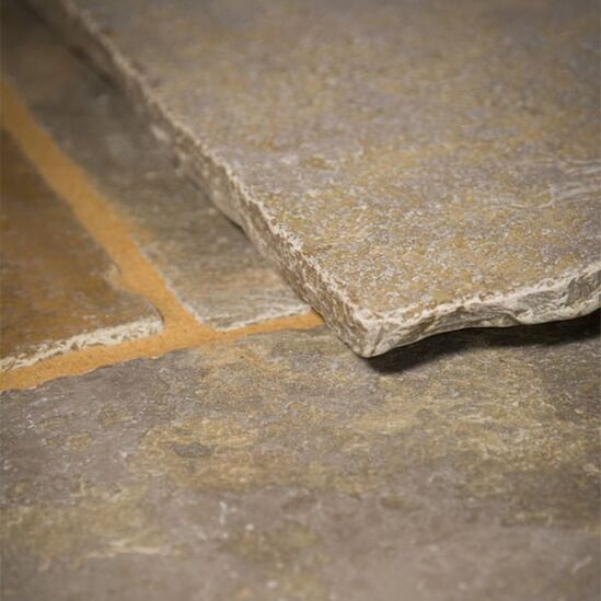 Shrewsbury tumbled limestone flagstones Westminster Stone ESI