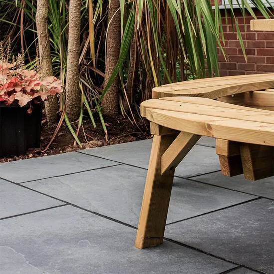 Amazon black slate paving slabs Westminster Stone ESI External Works