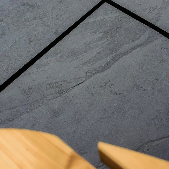 Amazon black slate paving slabs Westminster Stone ESI External Works