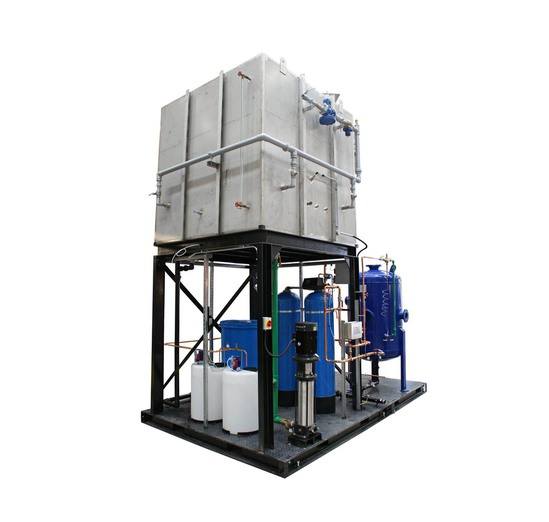 Feed water and condensate return tanks Fulton ESI Building Services