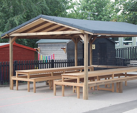 Bespoke timber shelters for outdoor areas | Branson Leisure | ESI