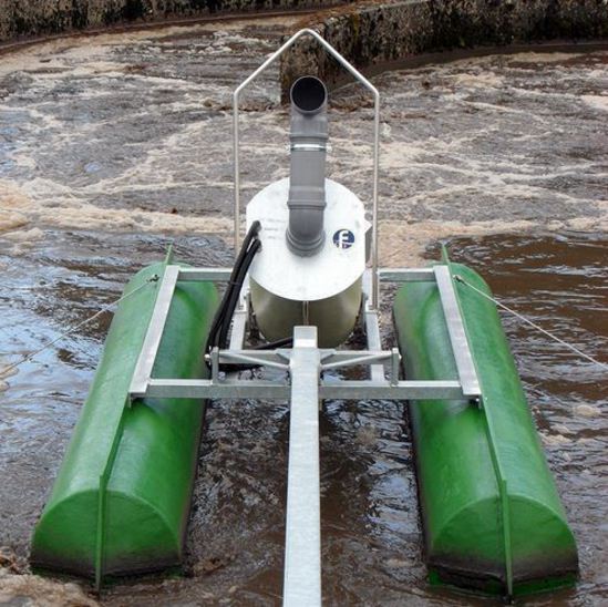 Spiral Aerators for Scottish Water sewage works | Corgin | ESI Enviropro