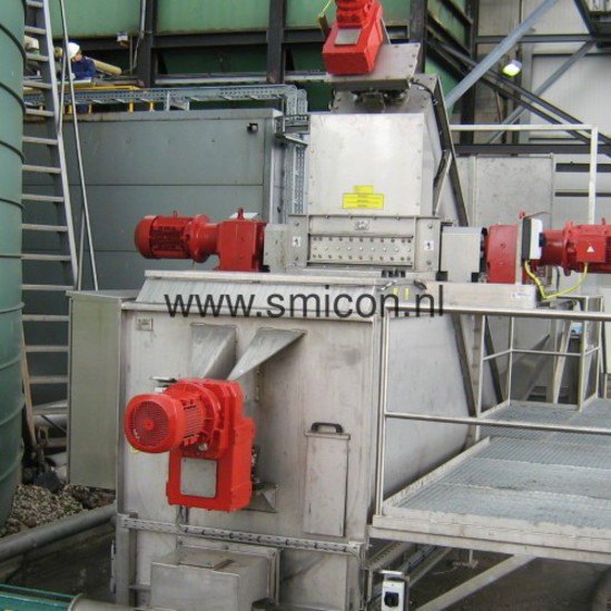 Smicon shredder for foodstuff and animal feed processing MSE Hiller