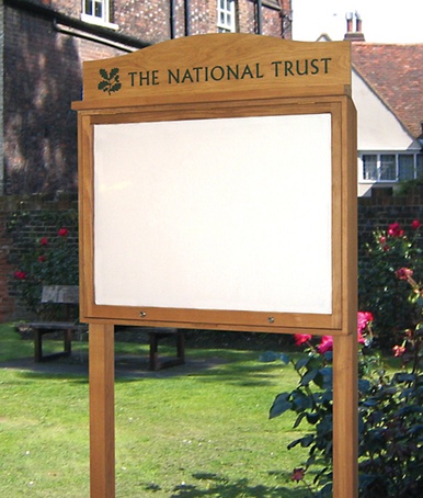 External wooden noticeboards | Fitzpatrick Woolmer | ESI External Works