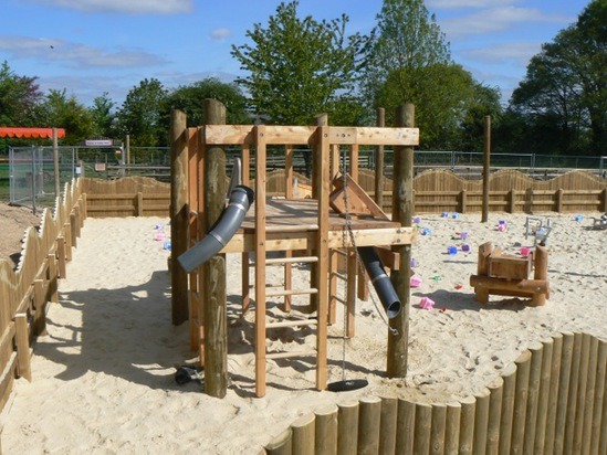 Building site, for sand play at Odd Farm